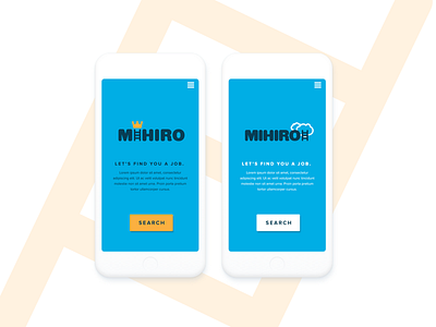 MIhirio - Brand & UI design concept