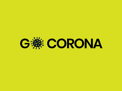Go Corona concept art conceptual corona corona virus coronavirus design icon idea ideation illustration logo print vector