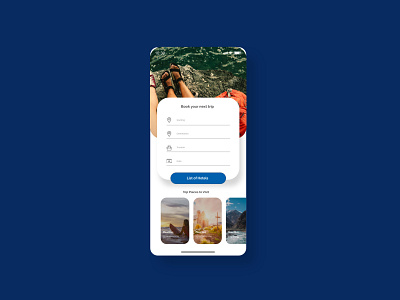 Travel App UI