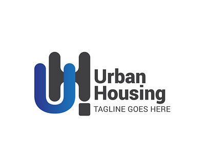 Urban Housing Logo brand branding corporate brand design graphic design identity logo vector