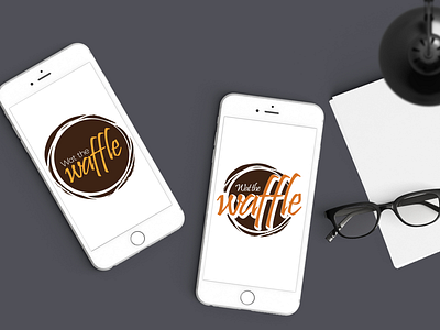 Food outlet logo brand branding design dripping logo sweetstore waffle