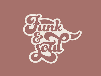 Funk And Soul Logo Design brush script funk funk and soul logo logo design old skool script lettering soul