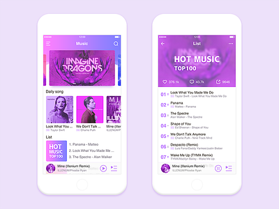 Music App app music ui