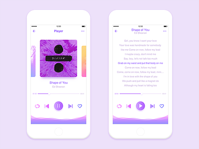 Music App 2 app music ui