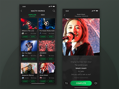 Music App 5 app music ui