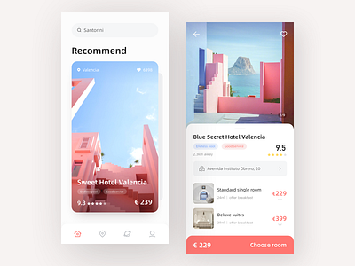 Hotel App UI app hotel photography ui