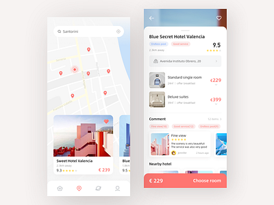 Hotel App UI 2 app hotel photography ui