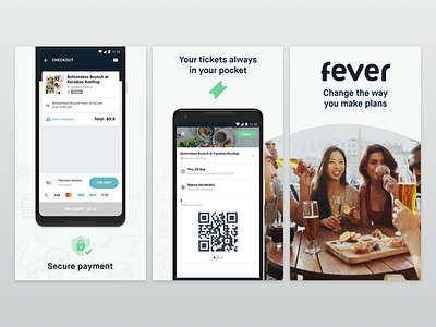 ASO Design - Fever App app aso design playstore ui ux