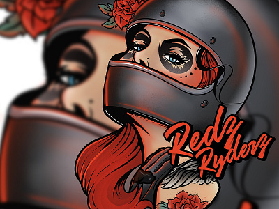 Red Ryderz Illustration & Logo