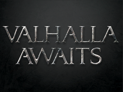 Valhalla Awaits Logo branding logo logo design logos