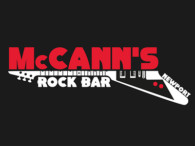 McCann’s Rock Bar logo Design
