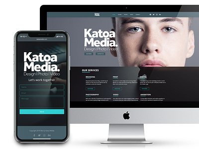 Katoa Media website redesign web design web development website