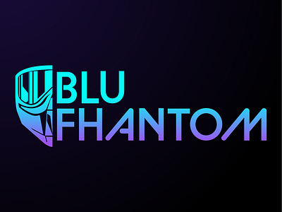 Blu Fhantom logo design 2d logo logo design vector