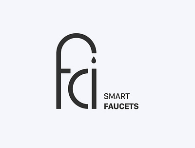 fci + Faucet Logo logoconcepts