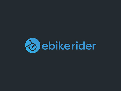WIP - Ebike Rider Logotype bike brand brand identity design icon identity logo logo type typography