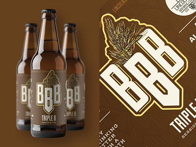 Lincolnshire Brewing Co. - Triple B alcohol packaging beer beer design brand identity packaging packaging design