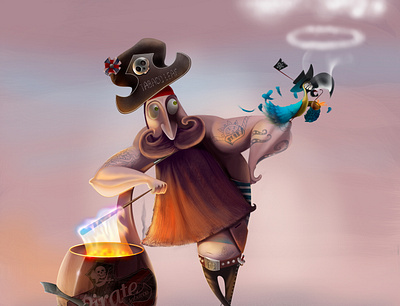 Pirat parrot pirate wacom