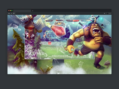 Dota2 alchemist dota2 interface ps ui uiux ux wacom