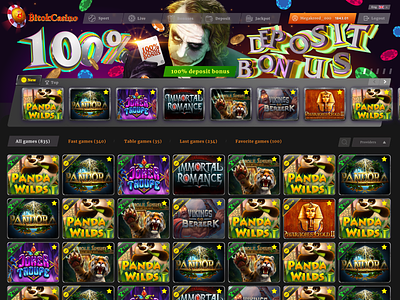 Slot casino website 2d 2d art gaming illustration logo maya slot slots ui wacom wacom intuos