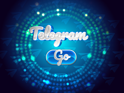 Telegram wallpaper 2d 2d art blue branding design icon illustration maya telegram type typography wacom