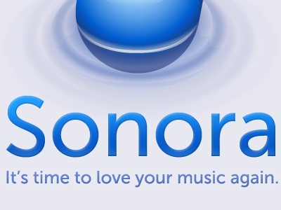 Sonora. Music App for Mac Alpha