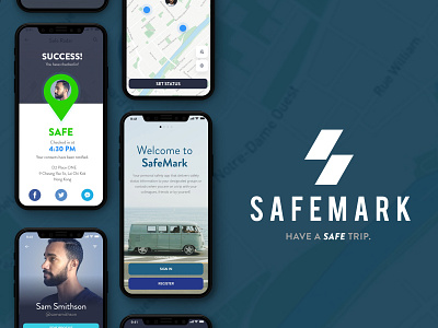 Safemark App Product Mockup