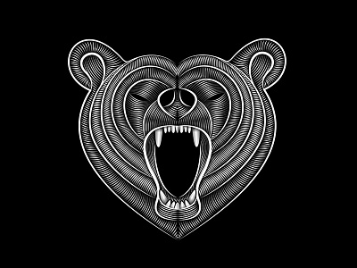 bear app ad app art basel bear cartoon creative identity logo mobileapp serag vector