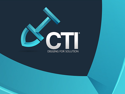cti initiative brand creative cti digging idea logo pfizer seragbasel solution typography vectorart