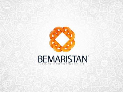 BEMARISTAN COMPANY beraristan branding golden hospital islamic logo pattern pharmacy seragbasel