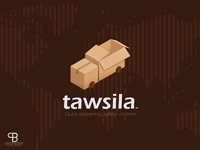 tawsila firm basel box golden isomatric package presentation ratio serag shipping truck