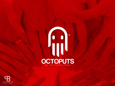 octoputs studio basel creative golden hand logo nagative octoputs presentation ratio serag space studio