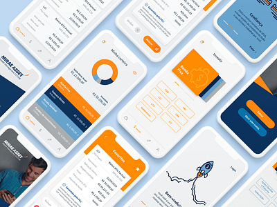 APP MIRAE ASSET app design mobile app ui uidesign uxdesign