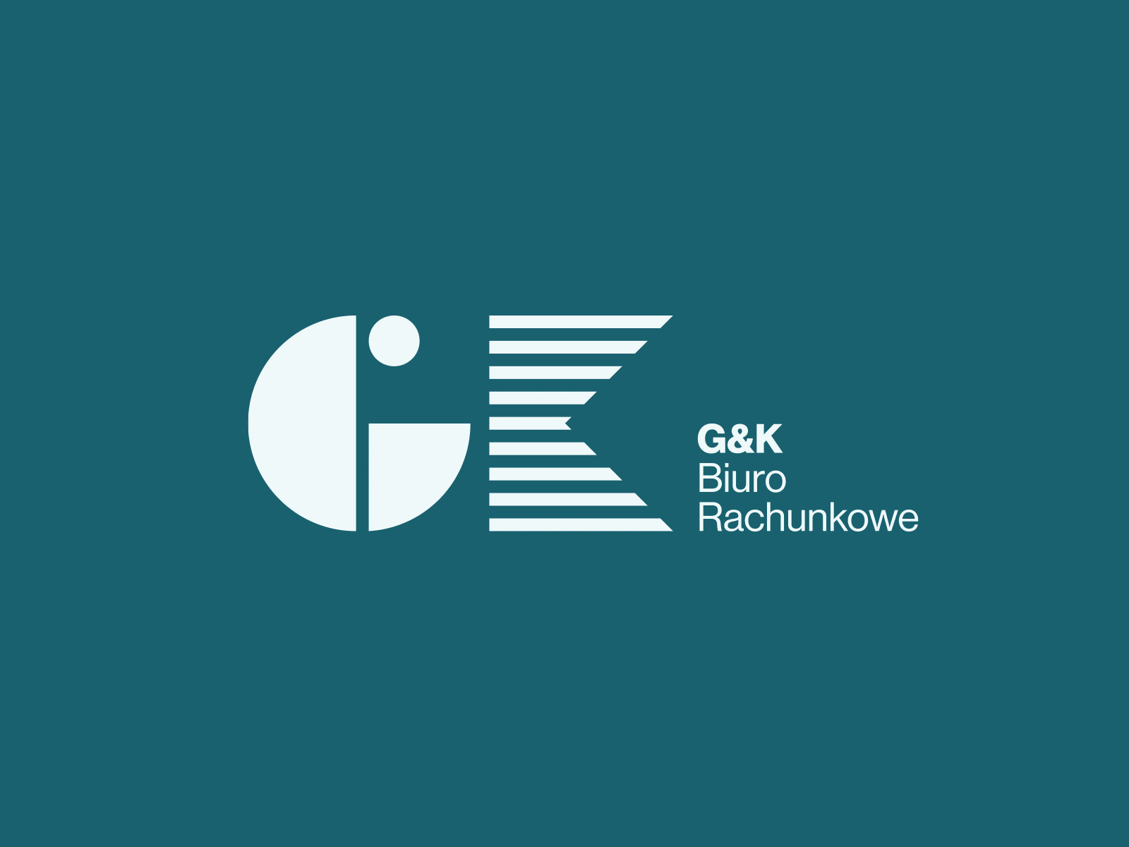 G&K Biuro Rachunkowe branding charts icon identity logo logotype mark minimal monogram symbol