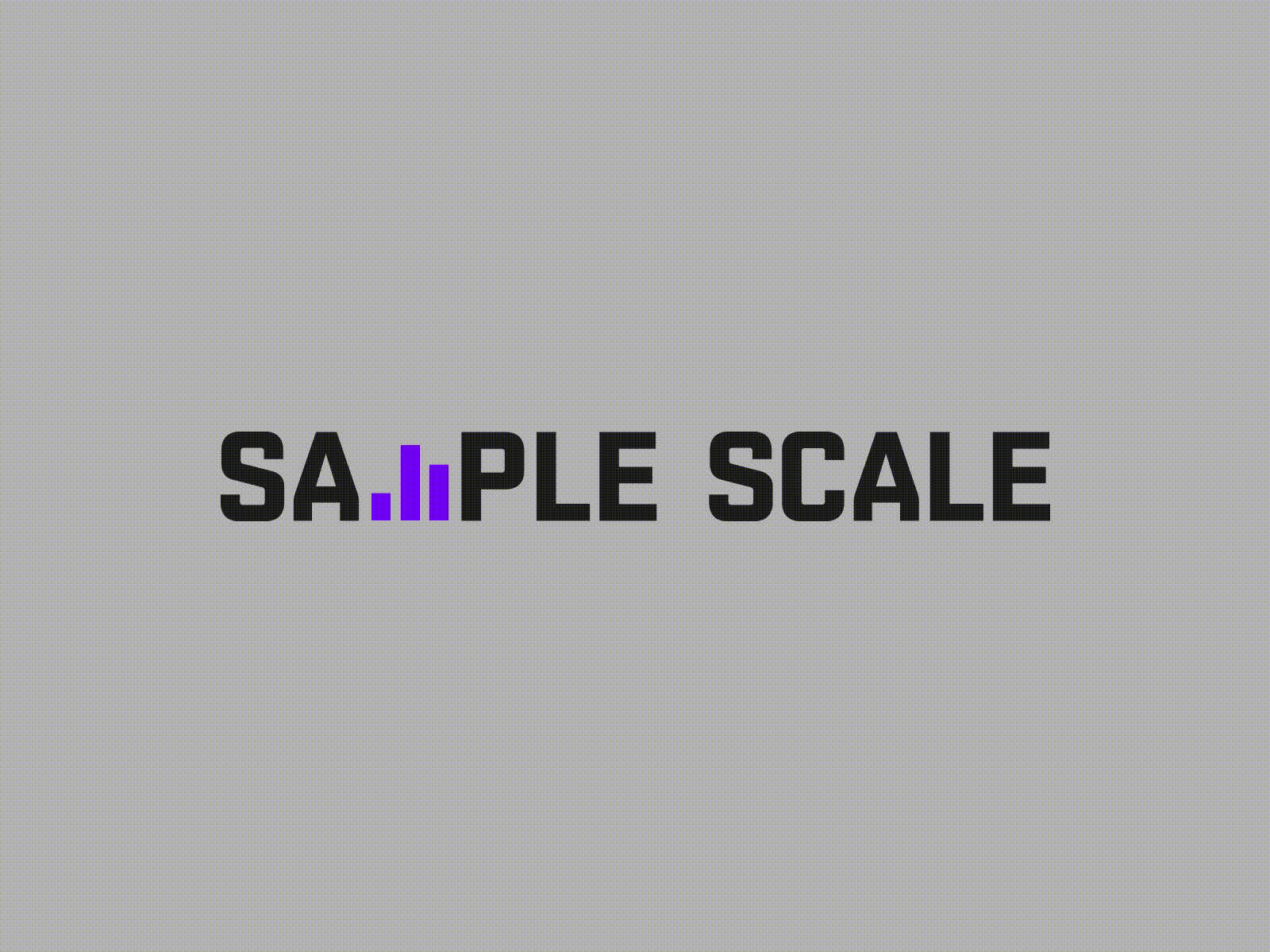 SAIIIPLE SCALE equalizer icon identity logo logotype mark minimal music symbol