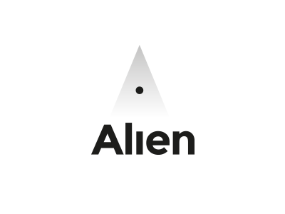 Alien alien lie logo logotype