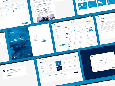 Container Exchange Platform - Streamline app dashboard design interface logistics port product design ui ux