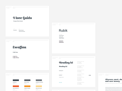 GUIDO // styleguide design grid layout online styleguide typography ui visual website