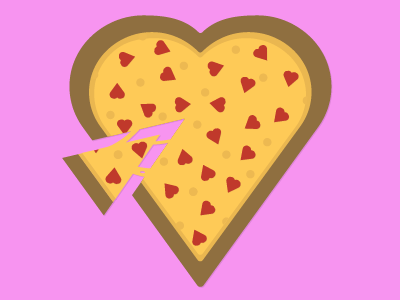 Pizza My Heart valentines day