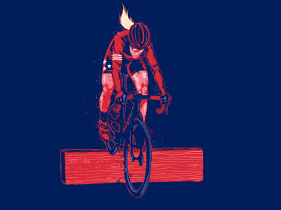 2018 World Cup Waterloo Illustration bicycle cycling cyclocross illustration sports