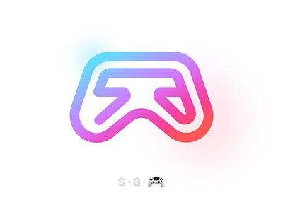 SA Gaming - Experimentation app branding colorful controller flat gaming gradients icon illustraion logo logodesign logotype mark minimal modern playstation typogaphy vector