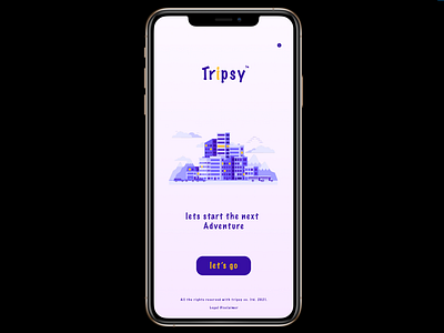 Tripsy UI Design app branding design figma interface ios ios app iphone tourism travel ui ux