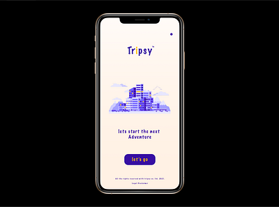 Tipsy Travel App iOS Ui Design Elements...✈️ app appdesign apple branding design illustration interface ios tourism travel ui ux welcomepage