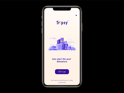 Tipsy Travel App iOS Ui Design Elements...✈️