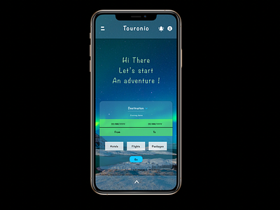 Travel app iOS Ui elements app apple design interface ios landing page mobile travel ui ux web