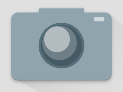 Material camera icon design