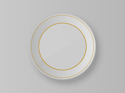 DINNER PLATE ILLUSTRATION adobe illustrator ceramics graphic art illustration vector