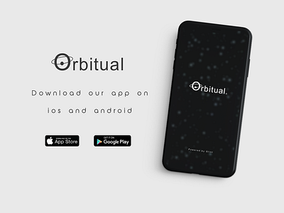 Orbitual branding design graphic design web ad