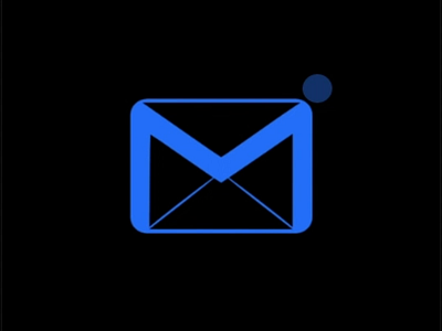 Mail Blink animation blink design flat icon notify ui ux web