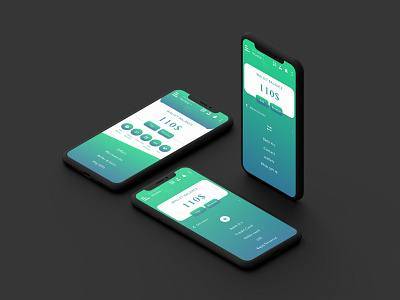 wallet app ui shots