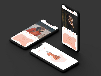 women shopping app ui app branding design illustration shopping app ui ux